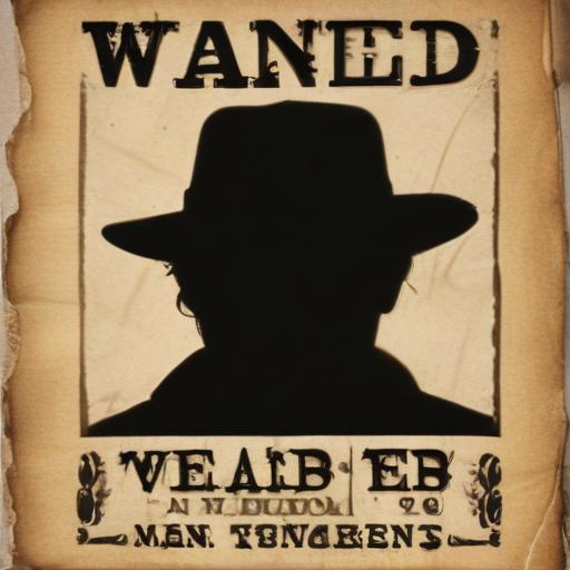 单词“wanted”的助记图片