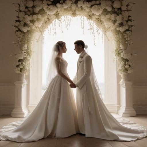 单词“weddings”的助记图片