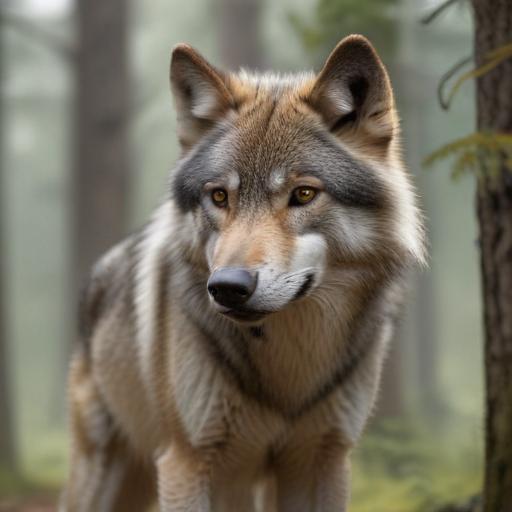 单词“wolf”的助记图片